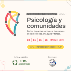 FEPRA: XVIII Congreso Argentino de Psicologia